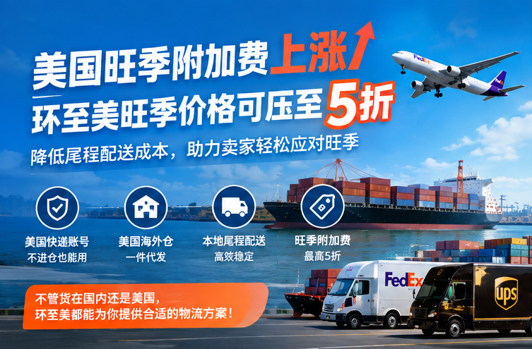 美国旺季附加费 美国旺季附加费